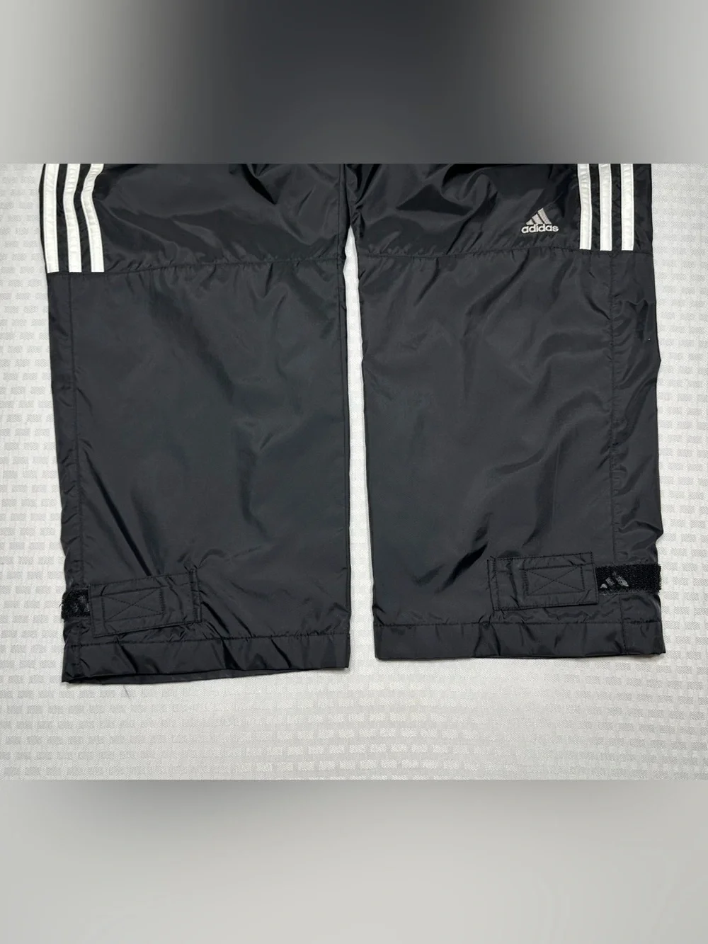 VTG 90s Adidas Black 3-Stripe Mens XL Mesh Lined 32